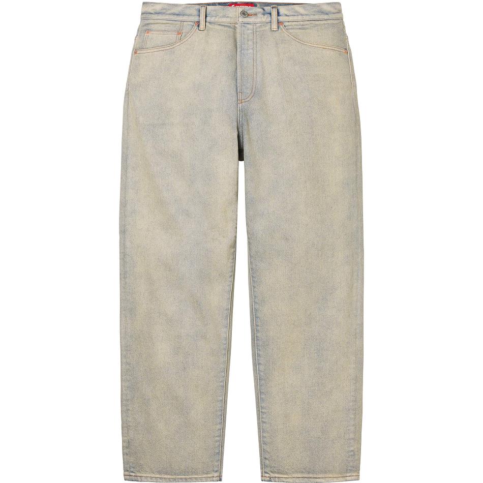 Beige Supreme Baggy Jean Pants | Supreme 205AP